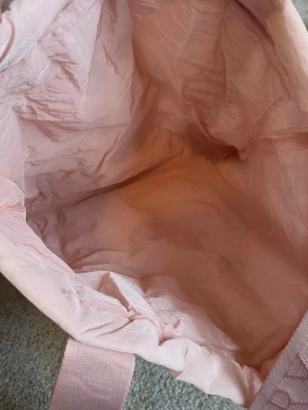 Burberry Soft Pink Branded Strap Tote - Picture 9 of 10